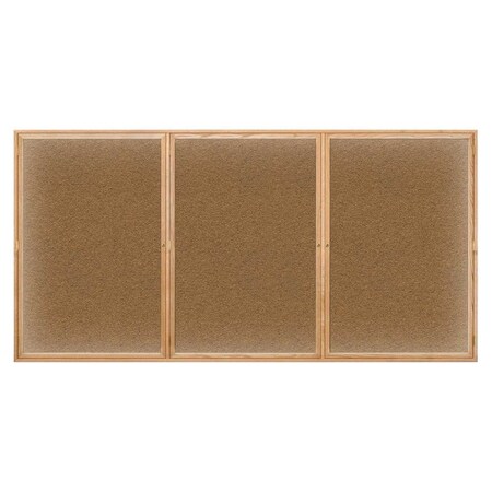 United Visual Products Open Faced Easy Tack Board, 96"x48", Marble Fabric/Gold UV9011AEZ-MARBLE-GOLD